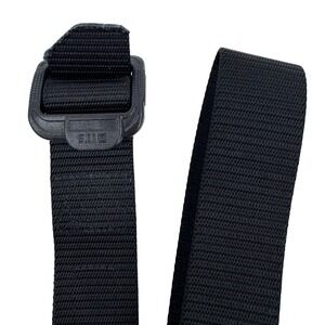 5.11 Tactical Mens Nylon Web Belt Black Non-Metallic Buckle Utility Belt 45 Inch